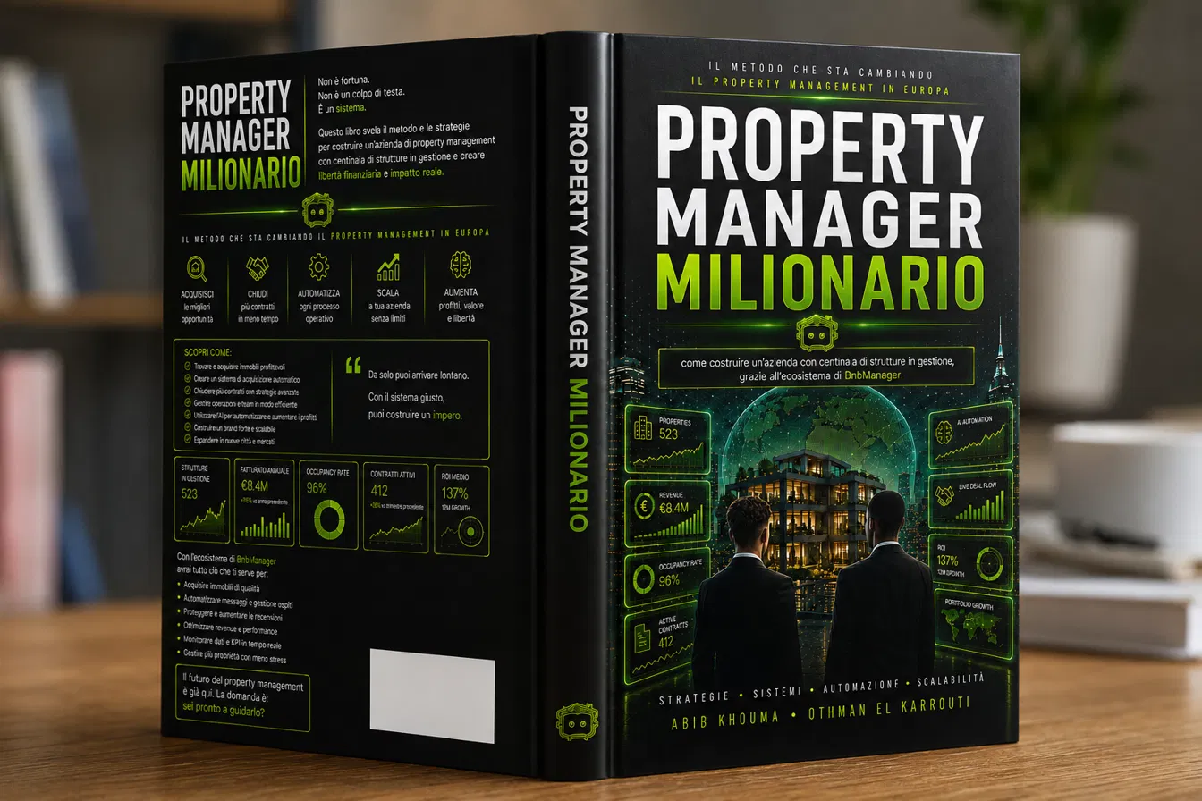 Copertina del libro Property Manager Milionario